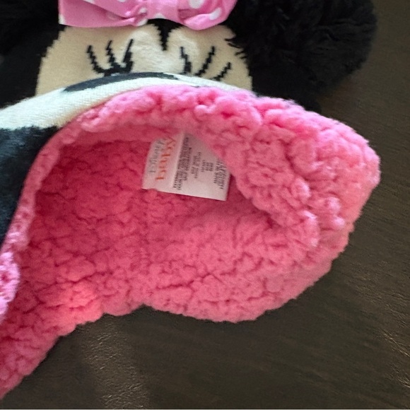 Minnie Mouse Baby Disney Fleece Pom Ears and Bow Hat - Picture 4 of 7
